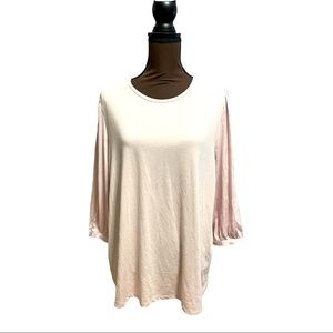A new day pale pink 3/4 sleeve NWOT size XXL super soft